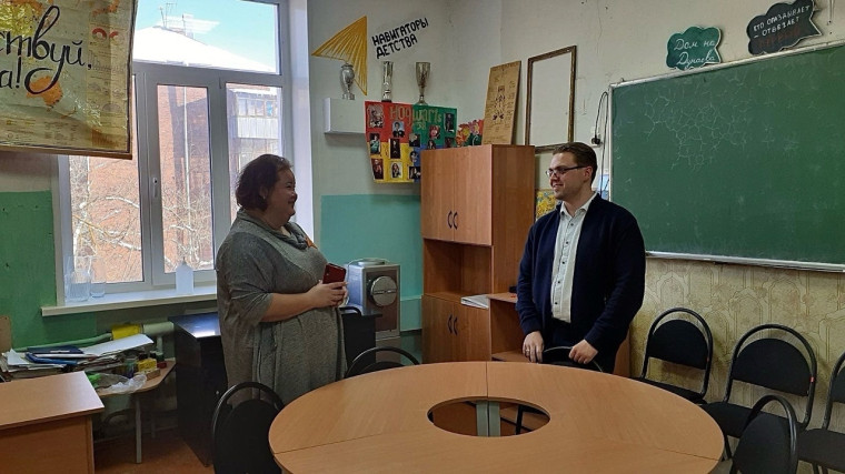 муниципальный координатор проекта «Навигаторы детства» - Альфия Тахировна Ахмедова посетила школу № 58.